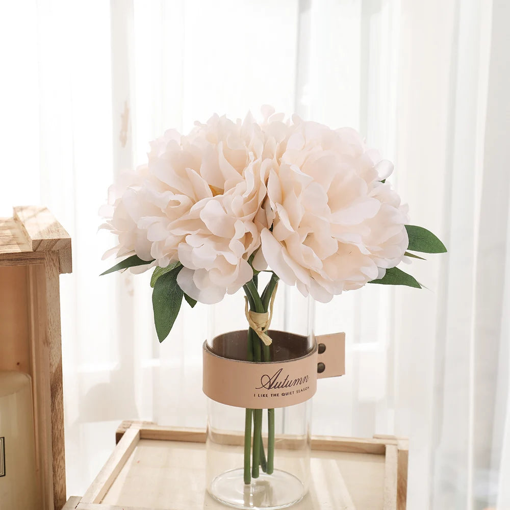 Blush - Silk Artificial Peony Bouquet